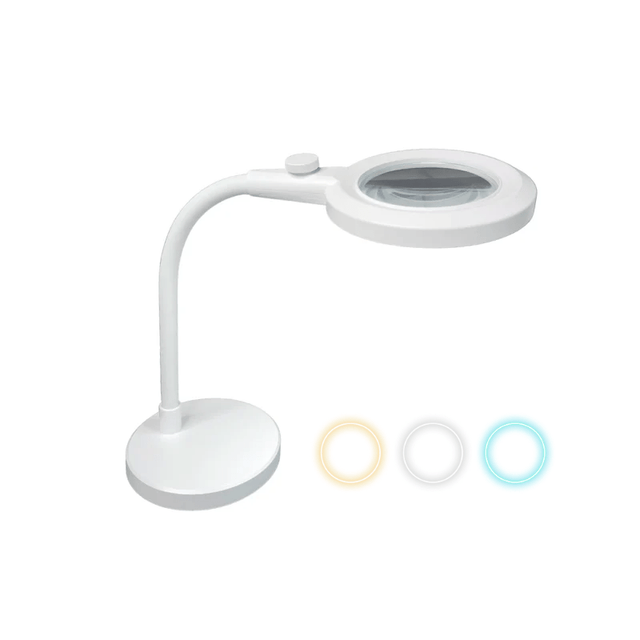 Bordlup med tonet lys - 2.5x forstørrelse