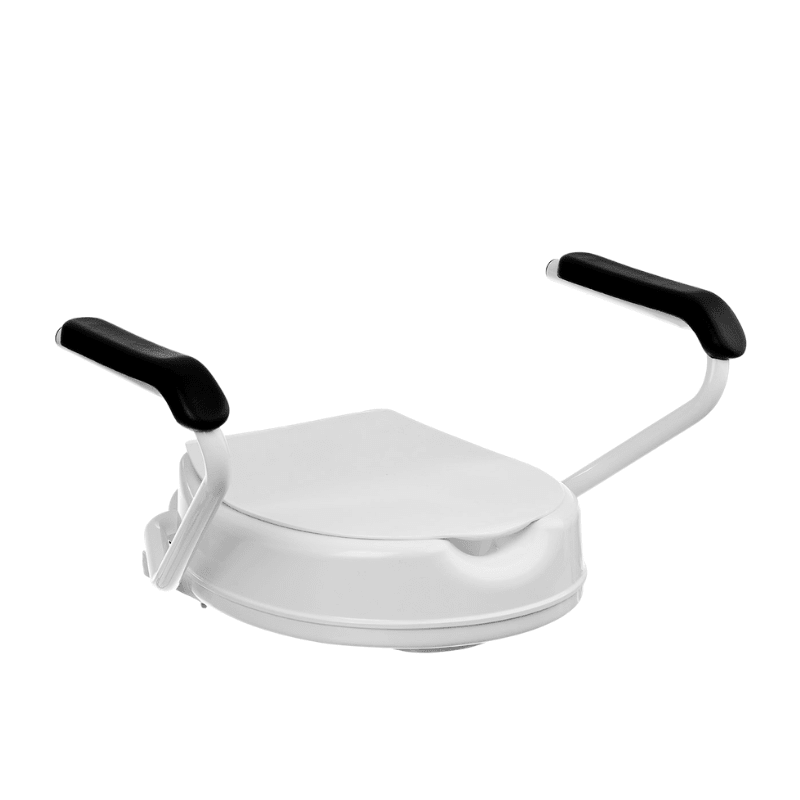 Toiletforhøjer med armlæn og låg