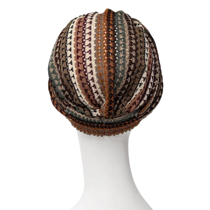 Sapphire Boho turban - Dentelle d’automne
