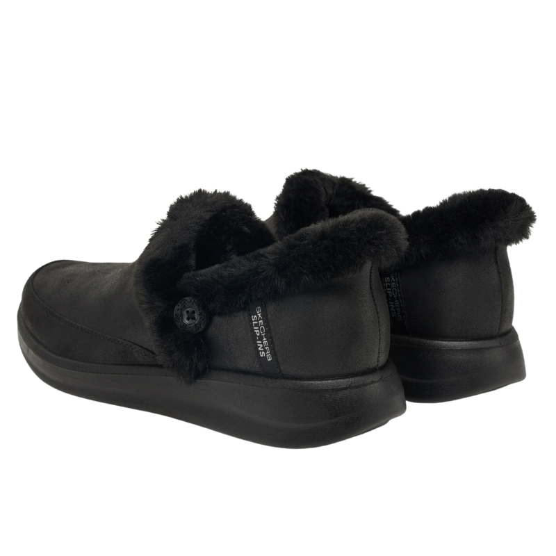 Skechers slip-in chaussons femme - Noir