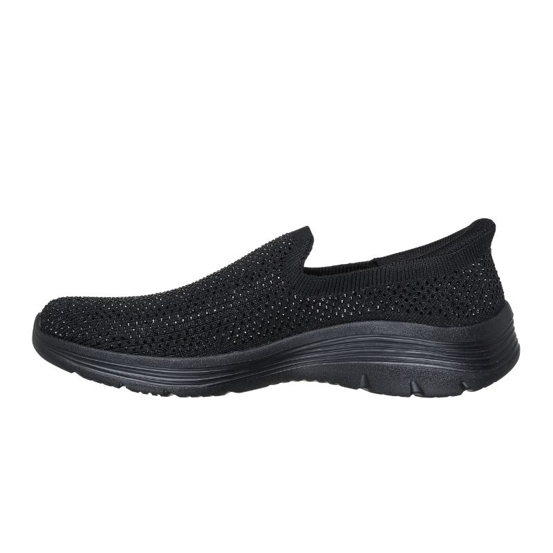 Skechers slip-in chaussures pour dame - Noir
