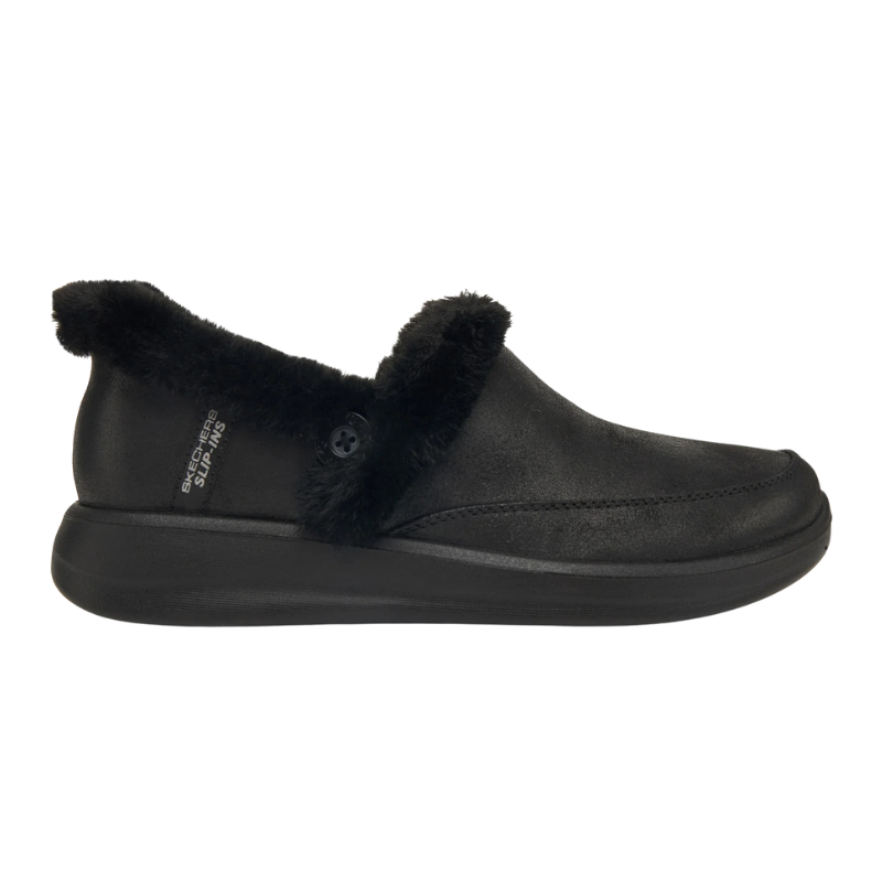 Skechers slip-in chaussons femme - Noir