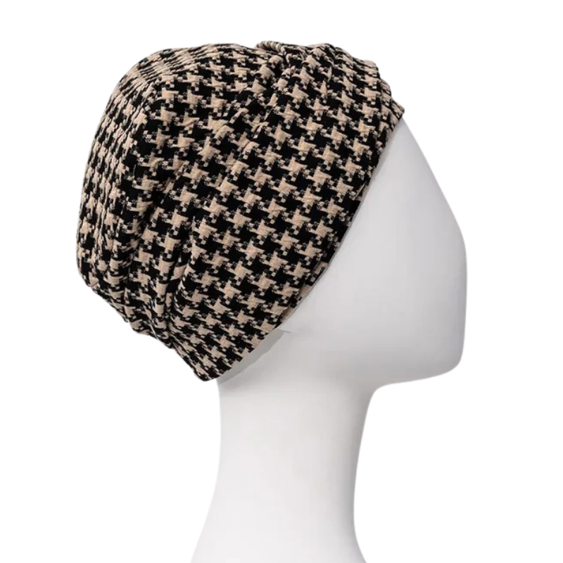 Lea turban - Noir Beige