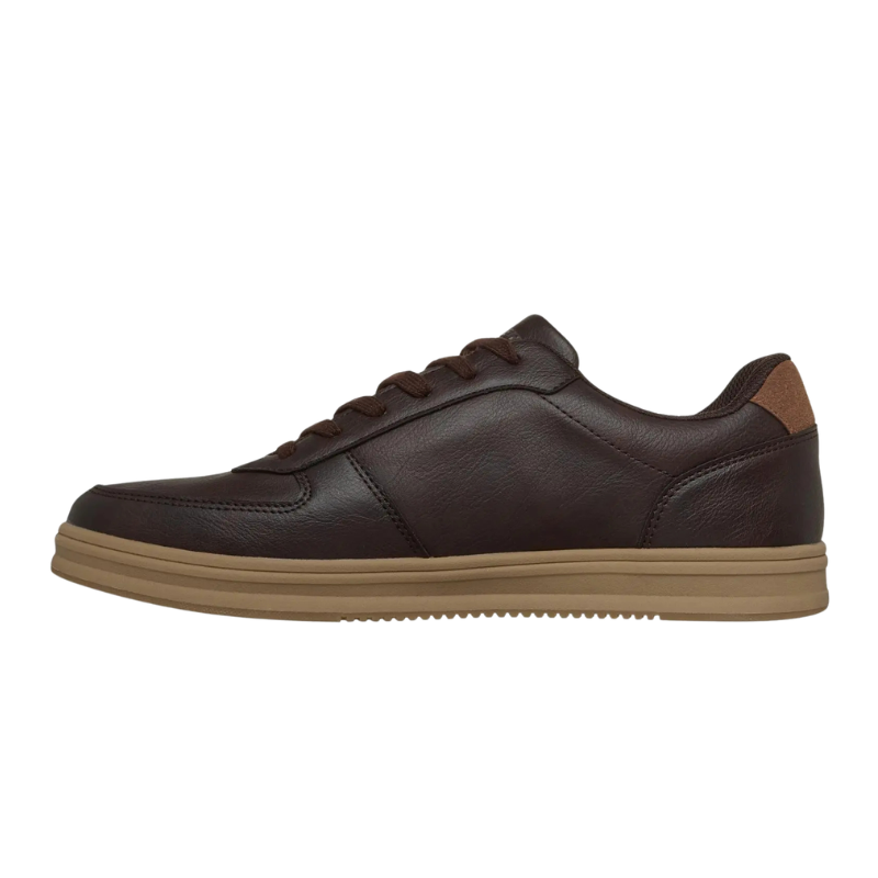 Baskets déperlantes Skechers pour homme – marron