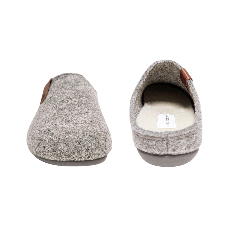 Bella Moda chaussons d’intérieur pour femme - Gris