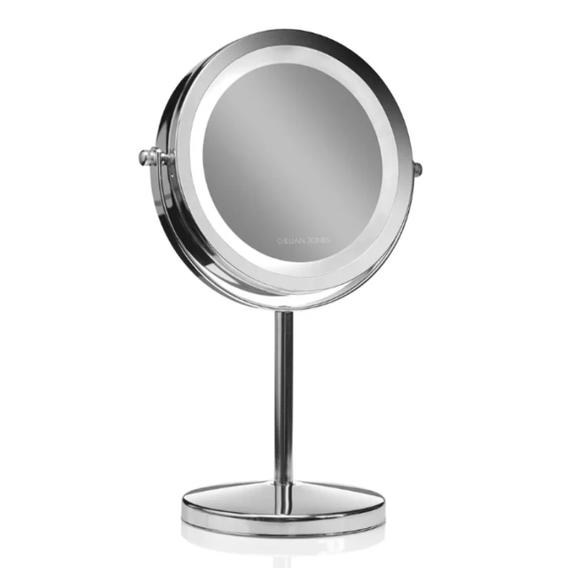 Makeup - spejl med lys - 1x/10x forstørrelse