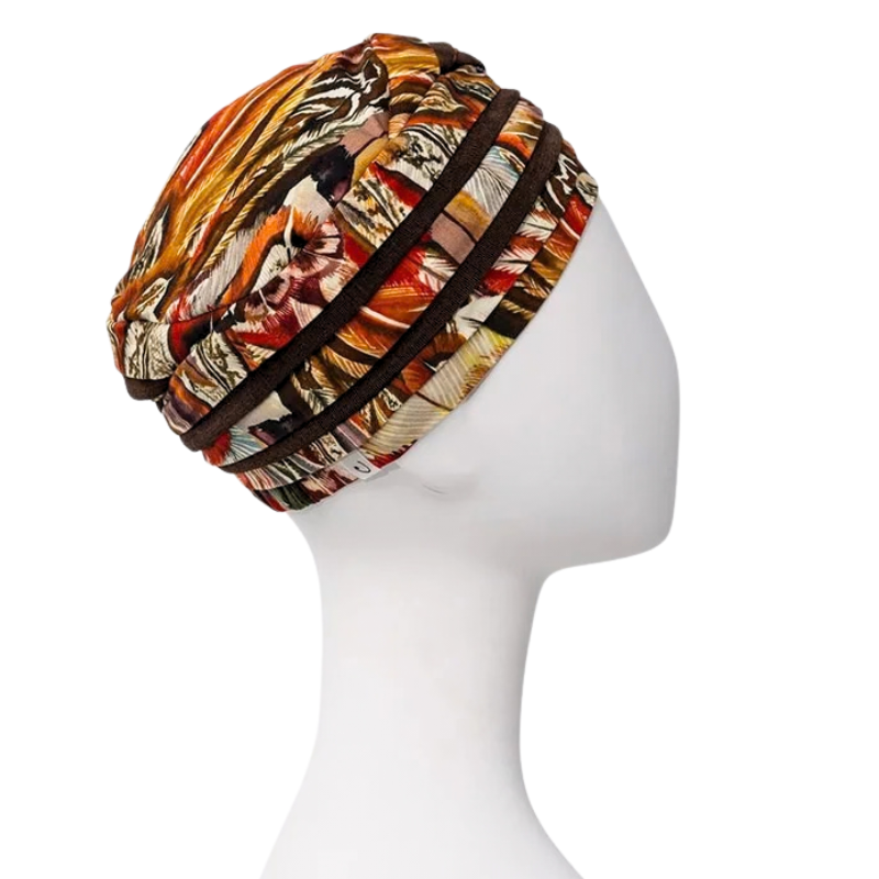 ERREUR ? - 1331-4117 Shant turban. Tribal Feathers