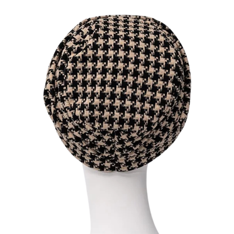 Lea turban - Noir Beige