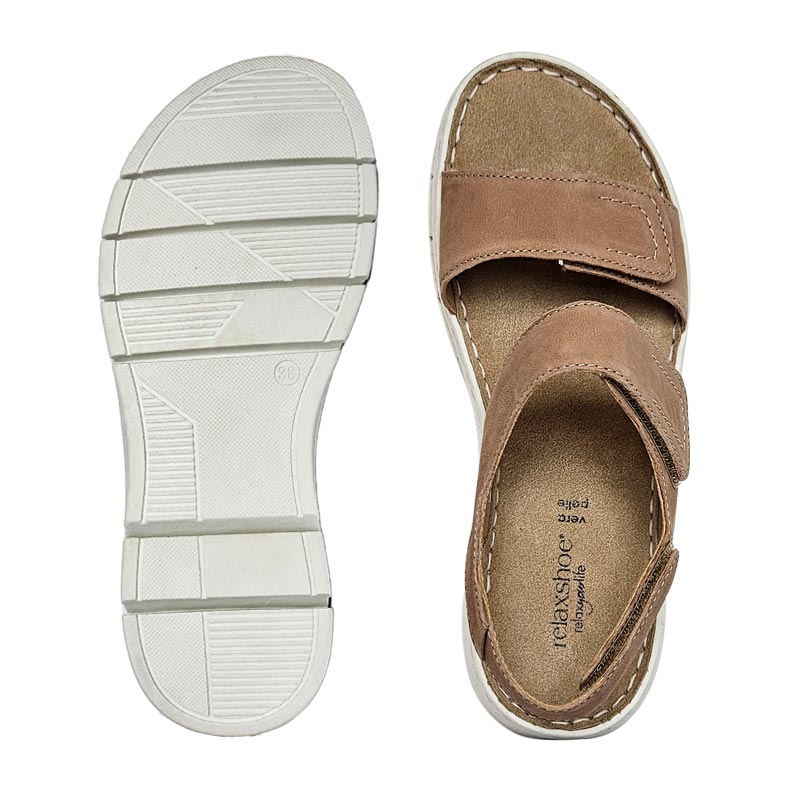Relaxshoe samesandal - Sand - Seniorshop