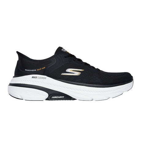 Skechers slip - in herresneaker - Sort/hvid - Seniorshop