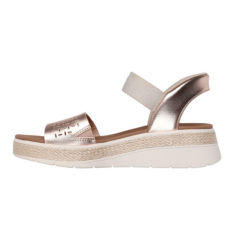 Skechers slip - in damesandal - Rosaguld - Seniorshop