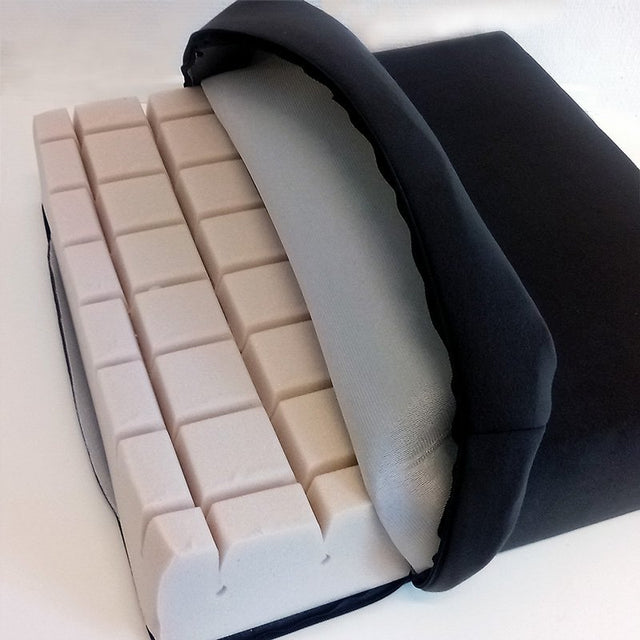 Velourbetræk til siddepude - 43x43x8 cm - Seniorshop