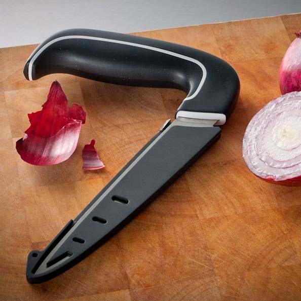 Ergonomisk køkkenkniv med anti - slip - Seniorshop