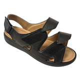 Sandale homme Tecnica à velcro – Noir