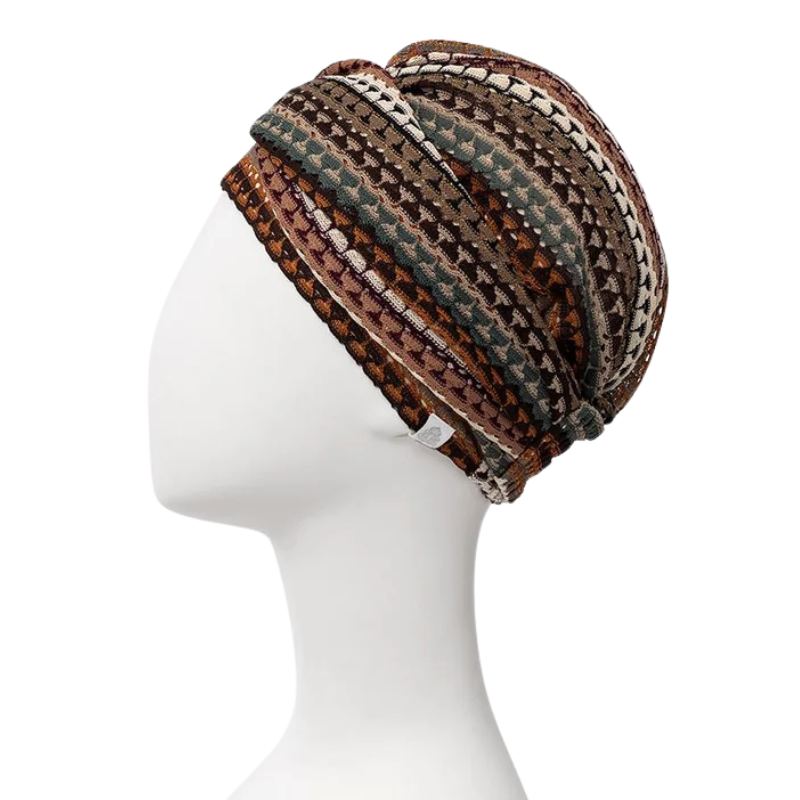 Sapphire Boho turban - Dentelle d’automne