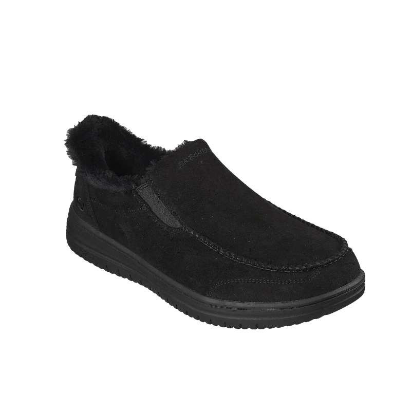 Skechers slip-in chaussons pour hommes - Noir