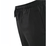 Knælange shorts med elastik - Sort