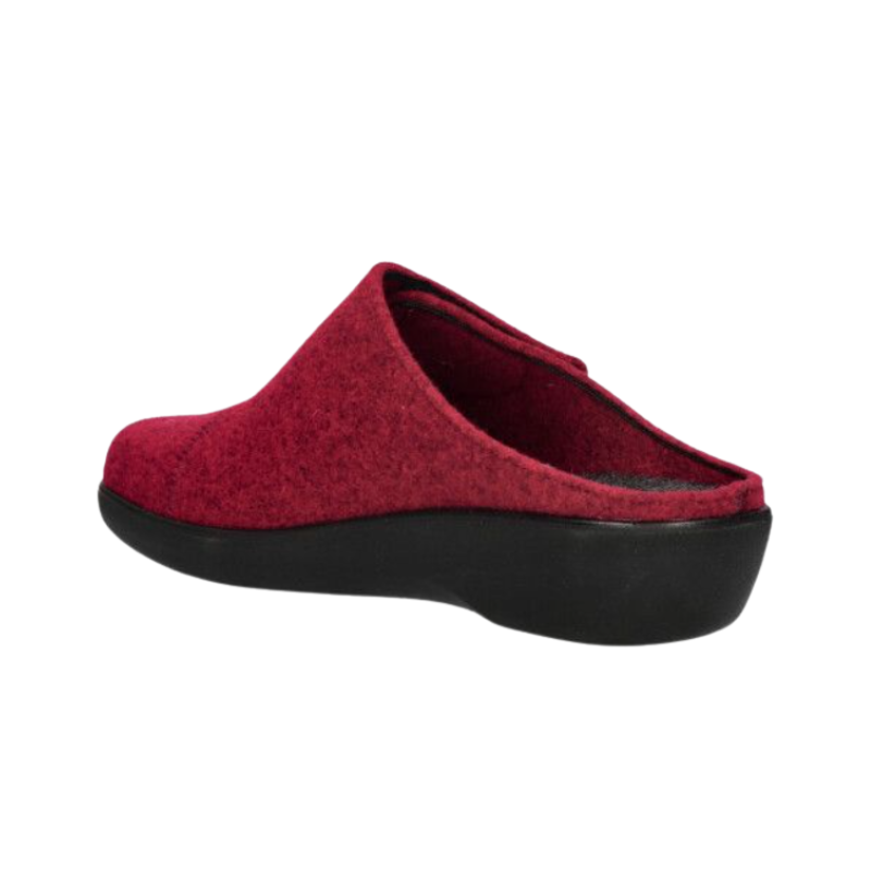 Berkemann chaussons d’intérieur larges pour femme - Rouge