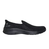 Skechers slip-in chaussures pour dame - Noir