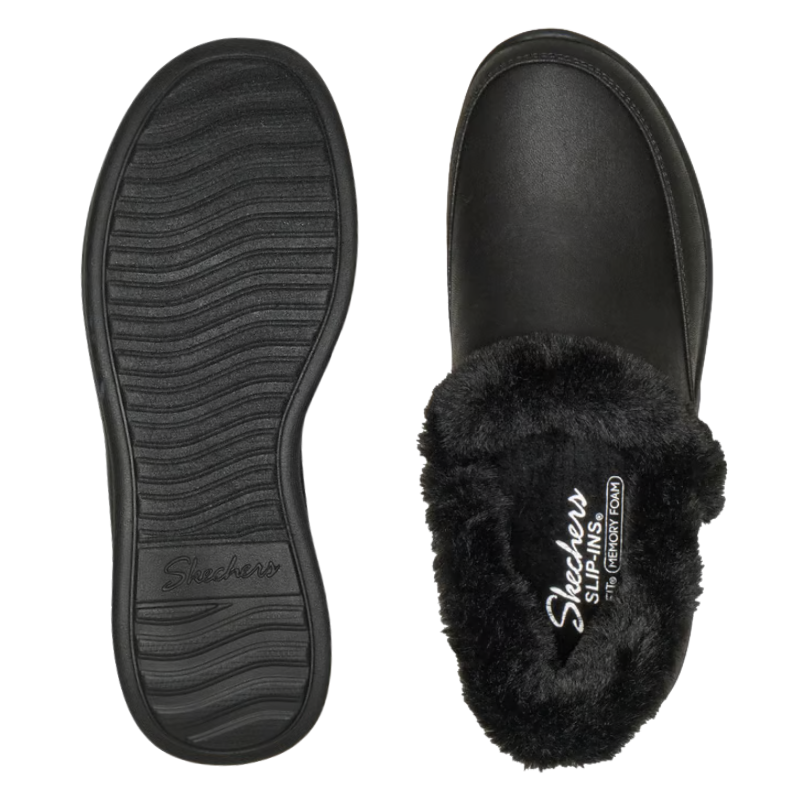 Skechers slip-in chaussons femme - Noir