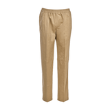 Lette bukser med elastikkant - Beige