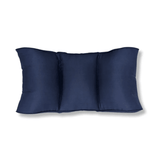 Lændepude med naturfibre - Blå
