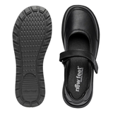 Ballerine New Feet à velcro - Noir