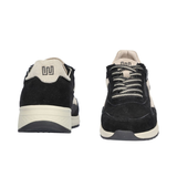 Chaussures en nubuck velours 'Jenna' en noir