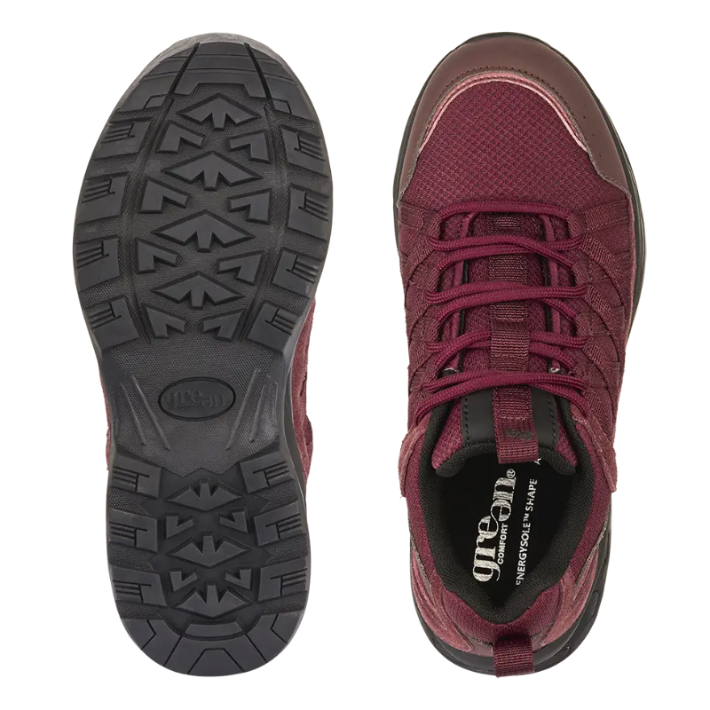 Green Comfort Outdoor sneaker femme - Bordeaux