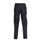 Jeans med elastik i taljen - Koksgrå/sort