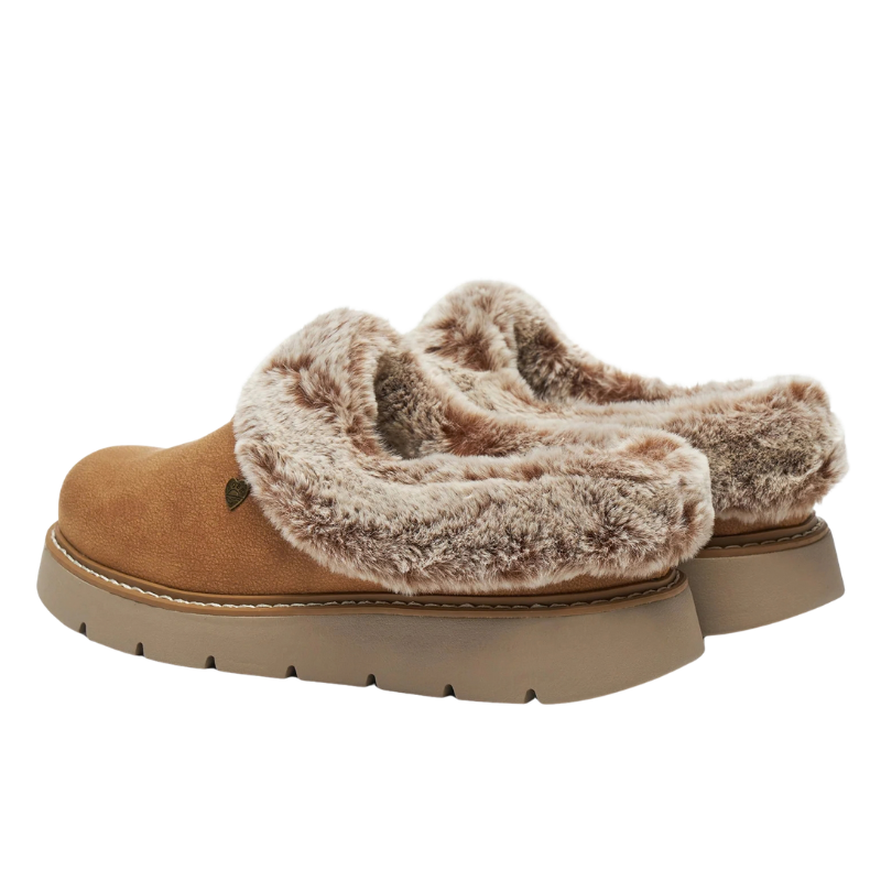Skechers chaussons femme - Marron