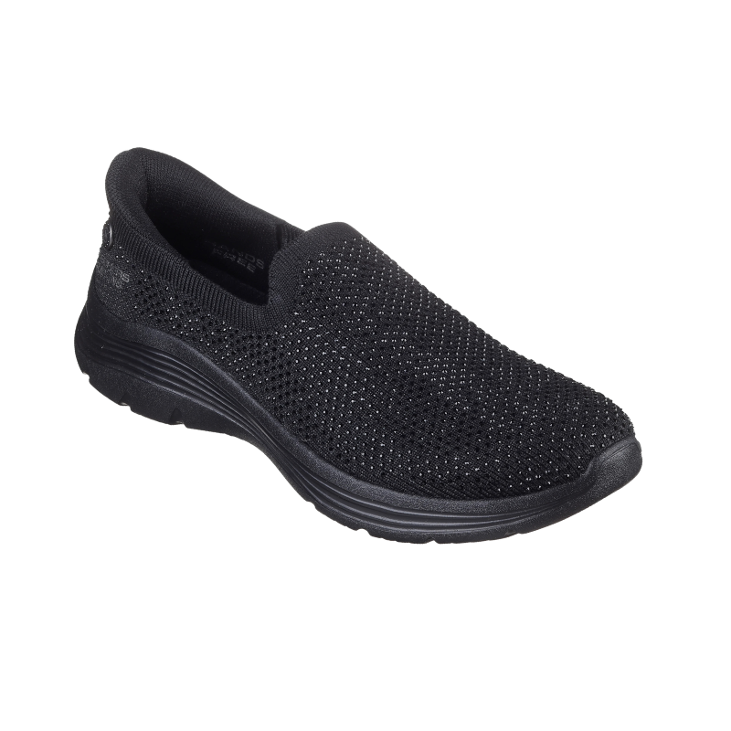 Skechers slip-in chaussures pour dame - Noir