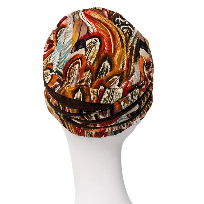 ERREUR ? - 1331-4117 Shant turban. Tribal Feathers