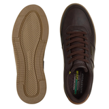 Baskets déperlantes Skechers pour homme – marron
