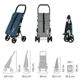 Muuvi Up Texture indkøbsvogn - Turkis