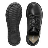 Chaussures femme New Feet à lacets et à fermeture éclair – Noir