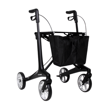 Oscar carbon rollator - Sort