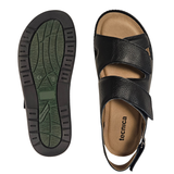 Sandale homme Tecnica à velcro – Noir