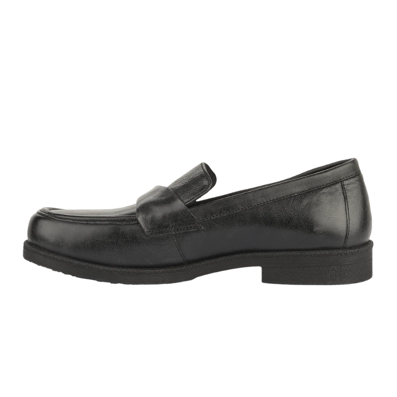 Green Comfort loafer femme large - Noir