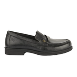 Green Comfort loafer femme large - Noir