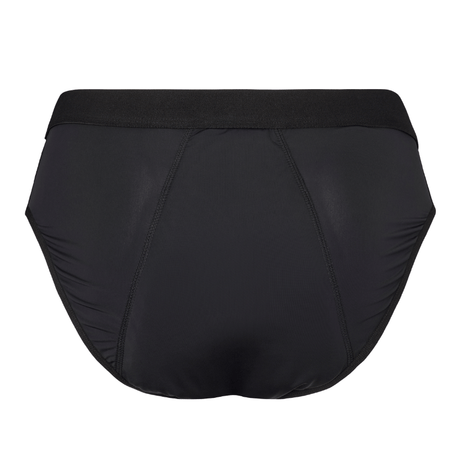Inkontinens trusse i mikrofiber - Sort