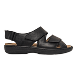 Sandale homme Tecnica à velcro – Noir
