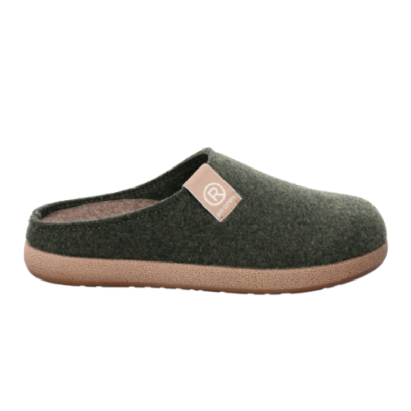 Chaussons d’intérieur pour femme Rohde - Vert foncé