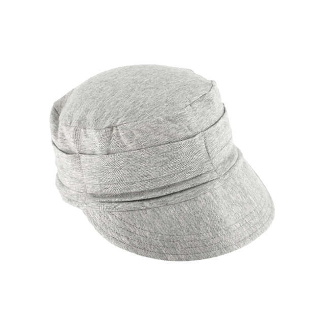 Chapeau à large visière souple - Gris