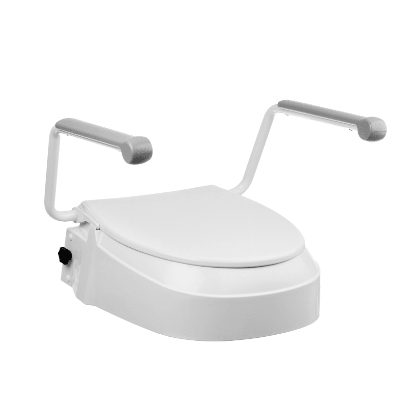 Toiletforhøjer med indstillelig sædehøjde