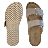 Relaxshoe chausson pour femme - Gris chaud
