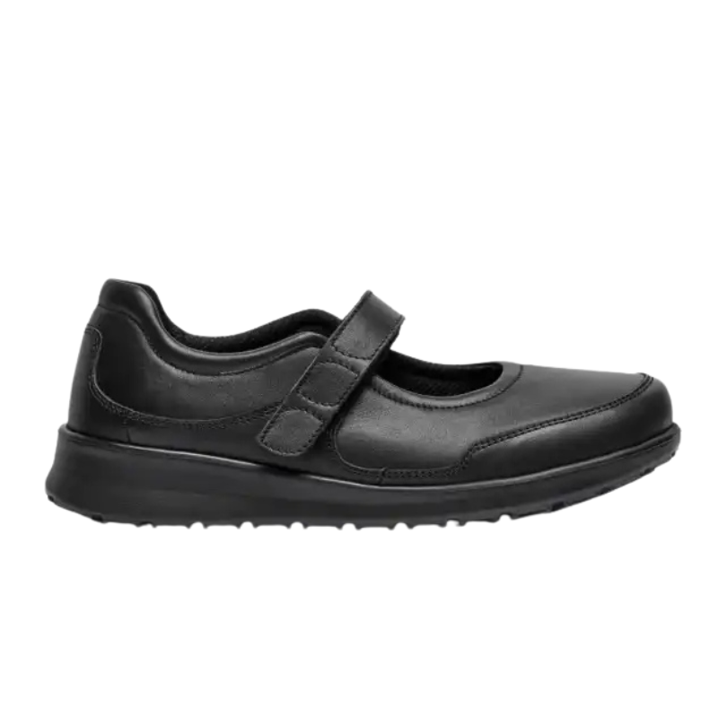 Ballerine New Feet à velcro - Noir