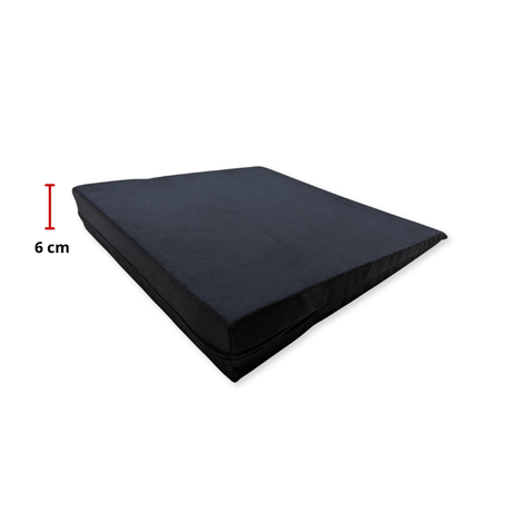 Skråpude med bomuldsbetræk - 6 cm