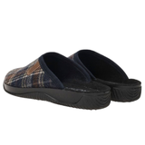 Rohde chaussons d’intérieur à carreaux pour homme - Bleu