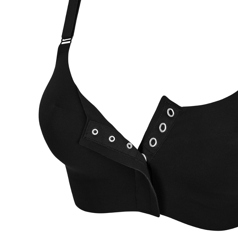 Soutien-gorge post-opératoire noir - Jackie